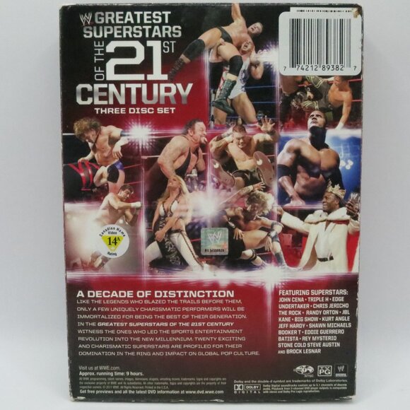 WWE Greatest Superstars of the 21st Century Three Disc Set DVD 2011 - Picture 2 of 5